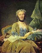 Jean-Baptiste Perronneau Madame de Sorquainville oil painting reproduction